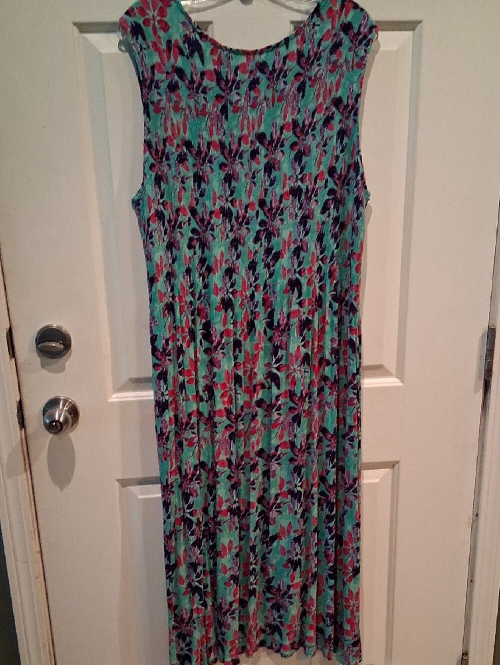 Kaktus 2x Maxi Dress- Teal, Pink & Purple - Picture 6 of 6